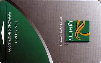 Hotel Keycard Quality Inn & Suites Generic Front