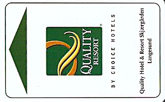 Hotel Keycard Quality Inn & Suites Langesund Norway Front