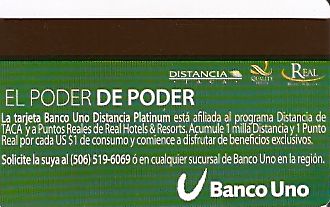 Hotel Keycard Quality Inn & Suites San Jose Costa Rica Back