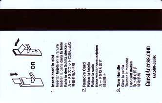 Hotel Keycard Radisson Generic Back