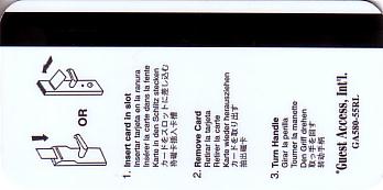 Hotel Keycard Radisson Generic Back