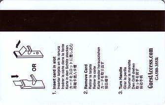 Hotel Keycard Radisson Generic Back