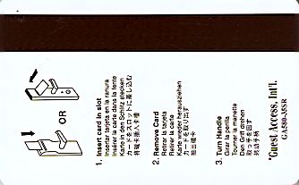 Hotel Keycard Radisson Generic Back