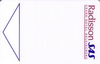 Hotel Keycard Radisson Helsingborg Sweden Front