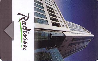 Hotel Keycard Radisson Montevideo Uruguay Front