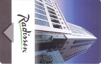 Hotel Keycard Radisson Montevideo Uruguay Front