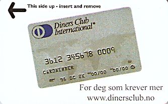 Hotel Keycard Radisson  Norway Front
