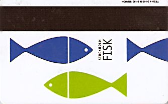 Hotel Keycard Radisson Stockholm Sweden Back
