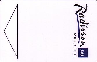 Hotel Keycard Radisson Vilnius Lithuania Front