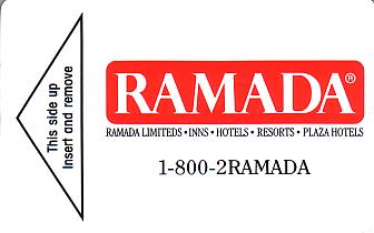 Hotel Keycard Ramada Generic Front