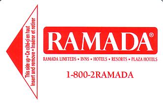 Hotel Keycard Ramada Generic Front