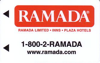 Hotel Keycard Ramada Generic Front