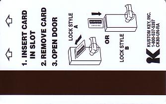 Hotel Keycard Ramada Generic Back