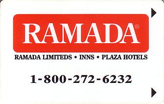 Hotel Keycard Ramada Generic Front