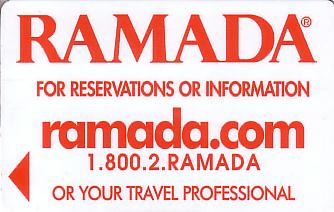 Hotel Keycard Ramada Generic Front
