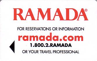 Hotel Keycard Ramada Generic Front