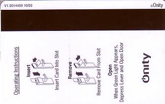 Hotel Keycard Ramada Generic Back