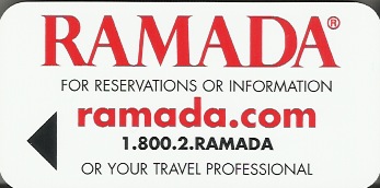 Hotel Keycard Ramada Generic Front