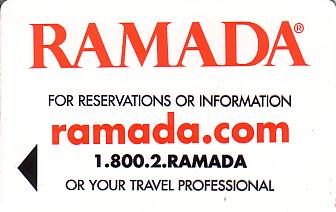 Hotel Keycard Ramada Generic Front