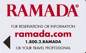 Hotel Keycard Ramada Generic Front
