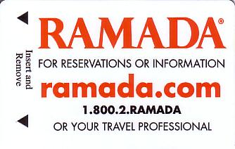 Hotel Keycard Ramada Generic Front
