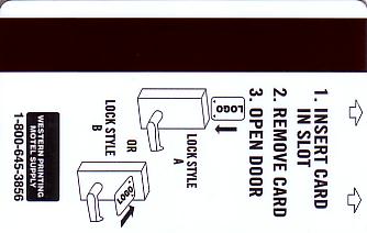 Hotel Keycard Ramada Generic Back