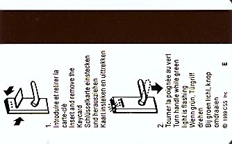 Hotel Keycard Ramada Doha Qatar Back