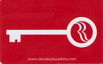 Hotel Keycard Ramada Doha Qatar Front