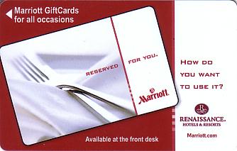 Hotel Keycard Renaissance Generic Front