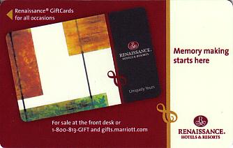 Hotel Keycard Renaissance Generic Front