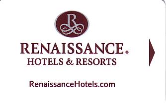 Hotel Keycard Renaissance Generic Front