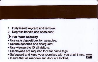 Hotel Keycard Renaissance Generic Back
