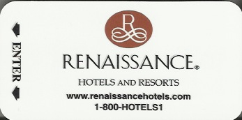 Hotel Keycard Renaissance Generic Front