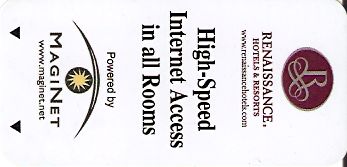 Hotel Keycard Renaissance Generic Front