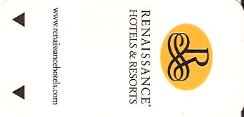 Hotel Keycard Renaissance Generic Front