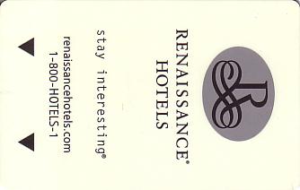 Hotel Keycard Renaissance Generic Front