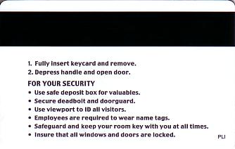 Hotel Keycard Renaissance Generic Back
