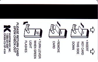 Hotel Keycard Ritz Carlton Generic Back