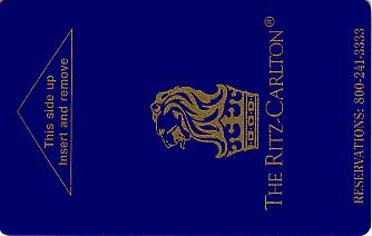 Hotel Keycard Ritz Carlton Generic Front