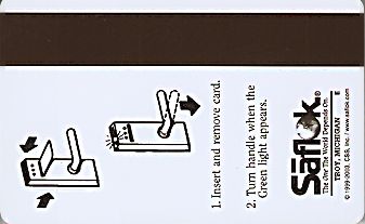 Hotel Keycard Ritz Carlton Generic Back