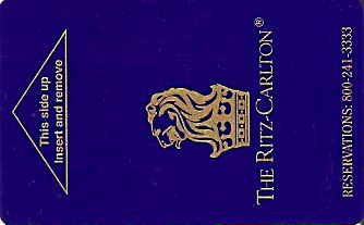 Hotel Keycard Ritz Carlton Generic Front