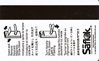 Hotel Keycard Ritz Carlton Generic Back