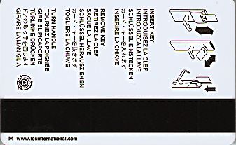 Hotel Keycard Ritz Carlton Generic Back