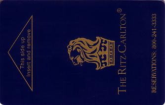 Hotel Keycard Ritz Carlton Generic Front