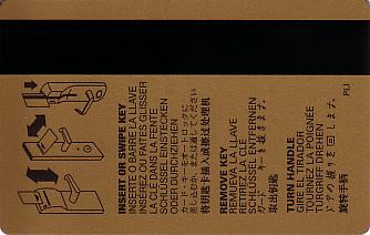 Hotel Keycard Ritz Carlton Generic Back