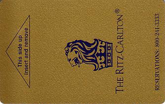 Hotel Keycard Ritz Carlton Generic Front