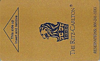 Hotel Keycard Ritz Carlton Generic Front