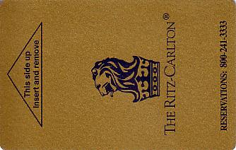 Hotel Keycard Ritz Carlton Generic Front