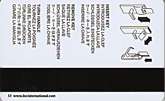 Hotel Keycard Ritz Carlton Generic Back