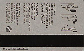 Hotel Keycard Ritz Carlton Generic Back